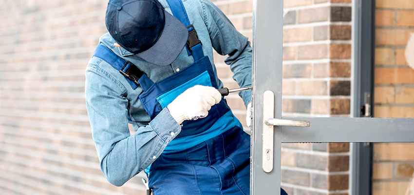 Pivot Storefront Door Locks Installation in La Habra, California